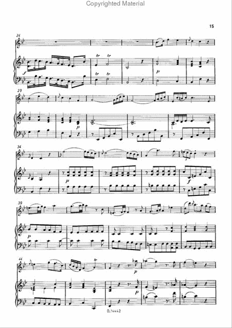 Concerto F-Dur Concerto F-Dur School and Community scores gallery preview page 16