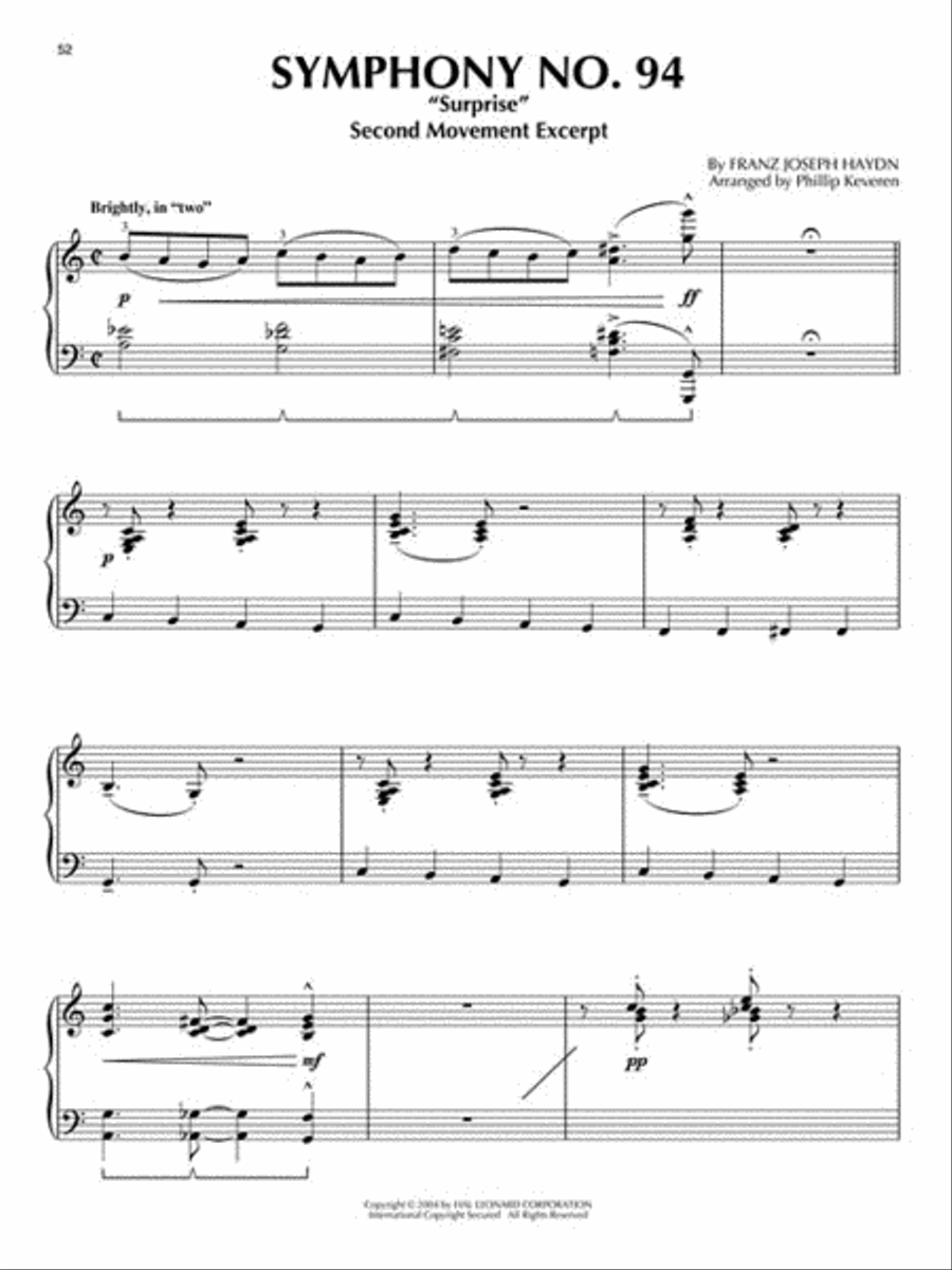 Classical Jazz Piano Solo scores gallery preview page 3