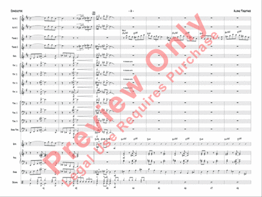 Alone Together Jazz Ensemble scores gallery preview page 9