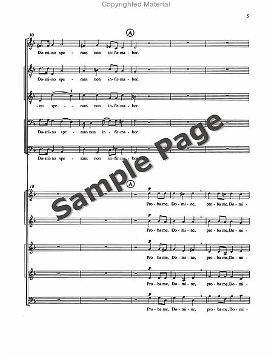 Judica me Mixed Choir scores gallery preview page 6