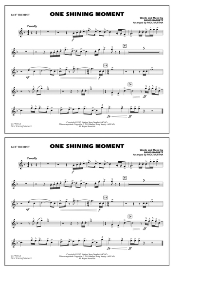 One Shining Moment - 1st Bb Trumpet