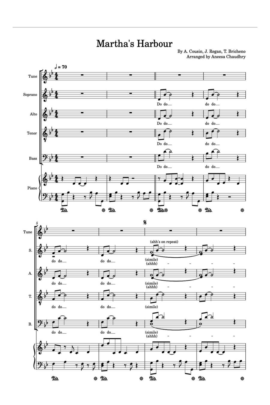 Martha's Harbour Choir scores gallery preview page 2