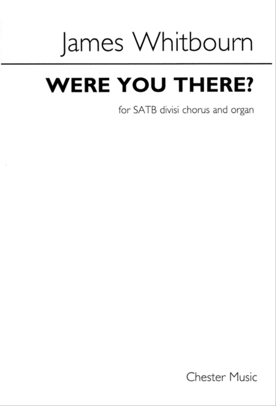 Were You There? 4-Part scores gallery preview page 1