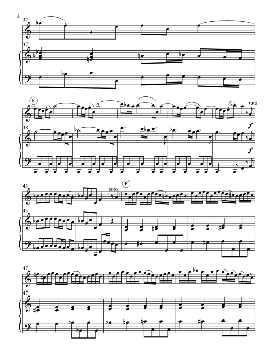 Violin Concerto in a minor F1 #183 Violin Concerto in a minor F1 #183 String Duet scores gallery preview page 4