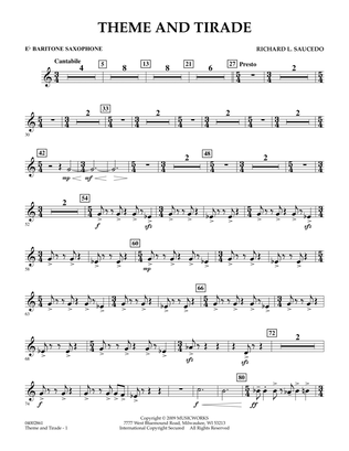 Theme and Tirade - Eb Baritone Saxophone