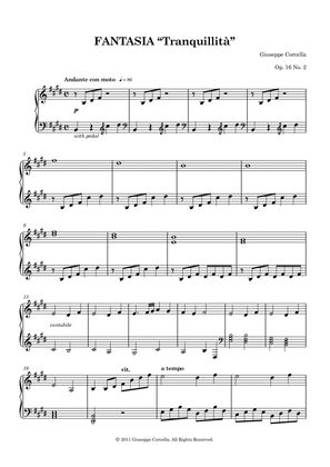 Fantasia "Tranquillità" Op. 16 No. 2