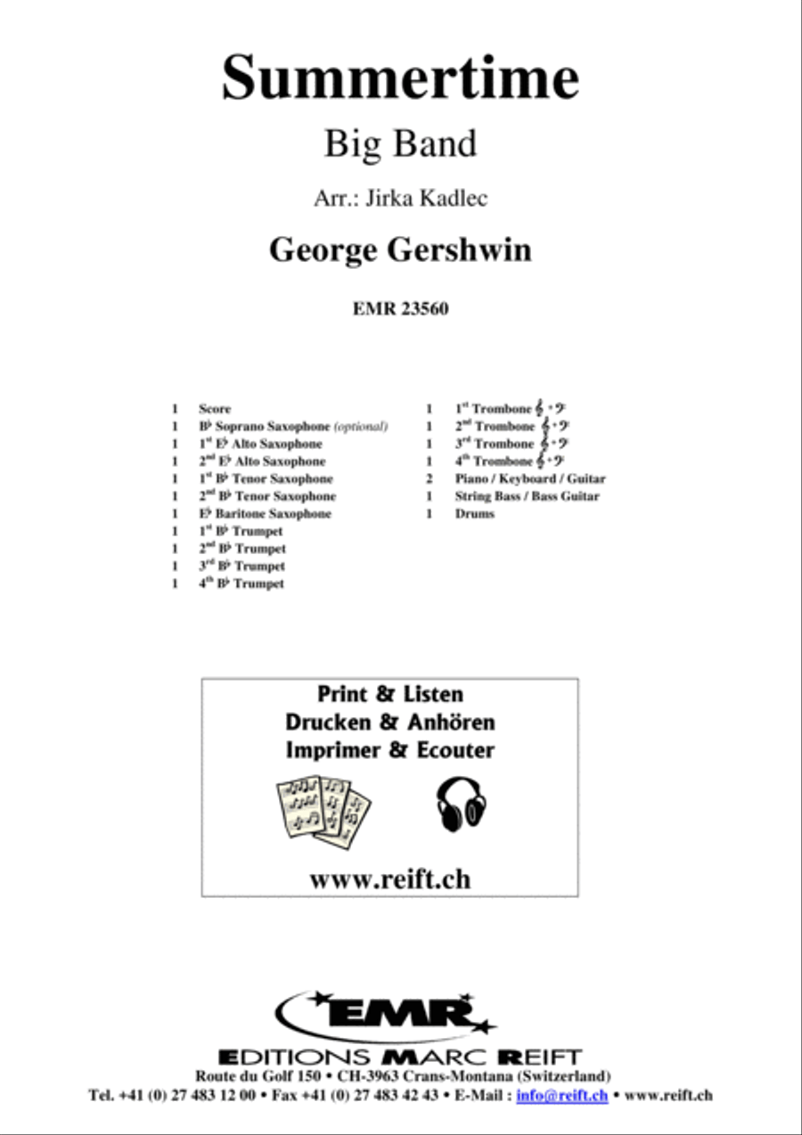 Summertime Big Band scores gallery preview page 2