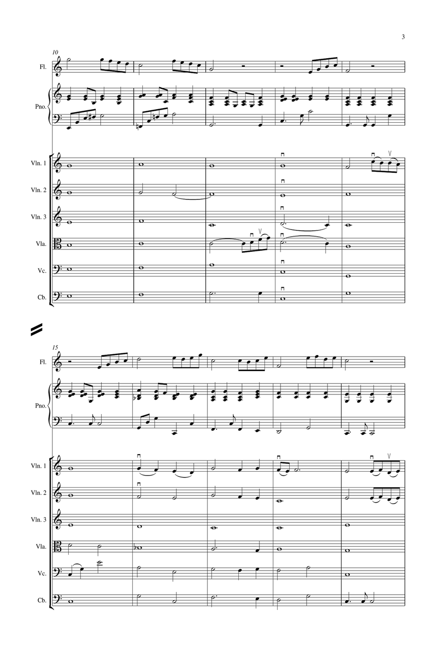 Beauty And The Beast String Orchestra scores gallery preview page 4