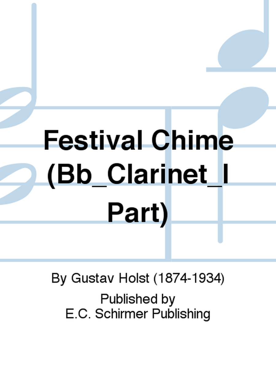 Festival Chime (Bb_Clarinet_I Part)
