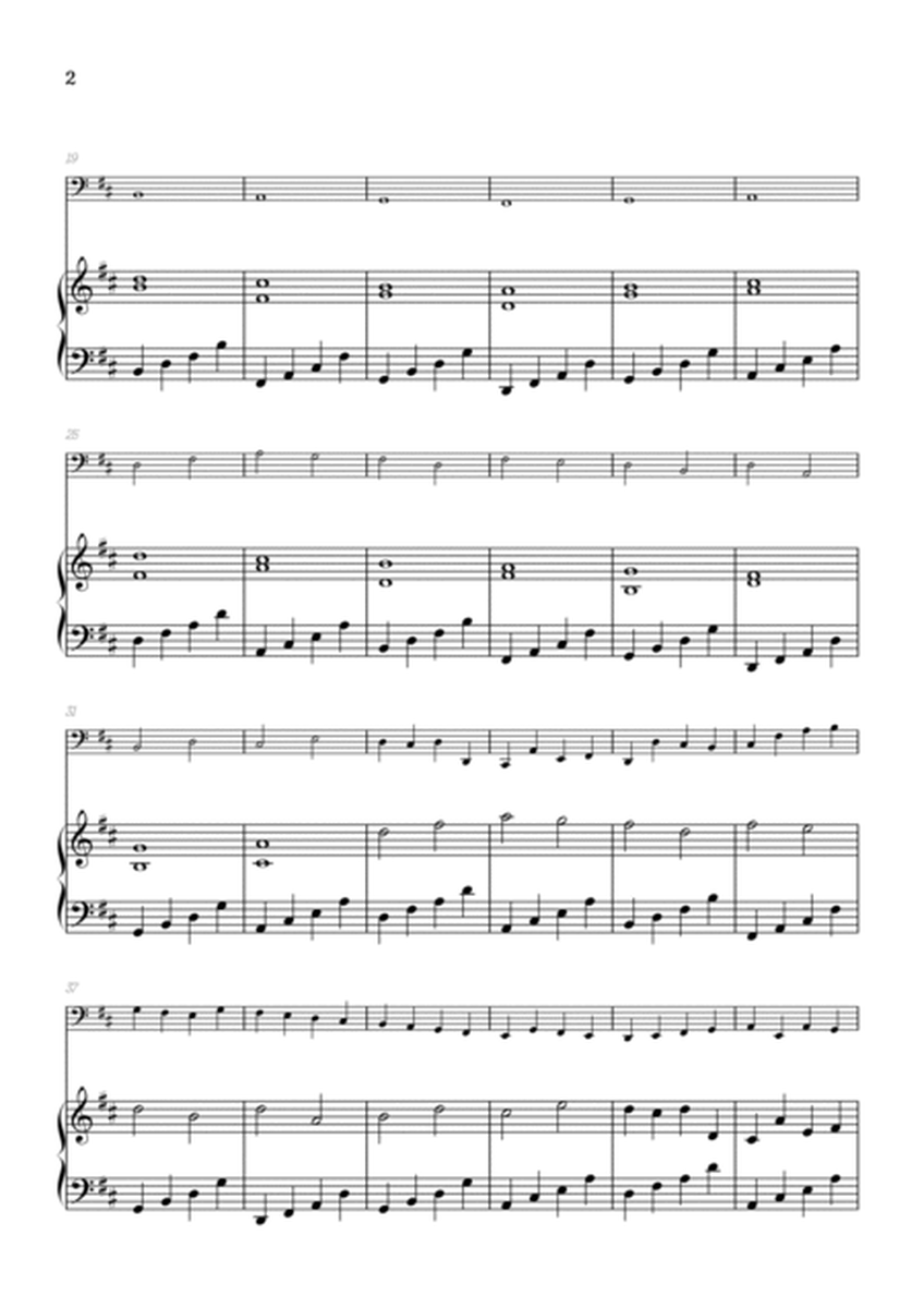 Pachelbel Canon in D • bassoon sheet music with piano accompaniment image number null