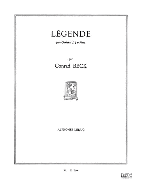 Legende (clarinet & Piano)