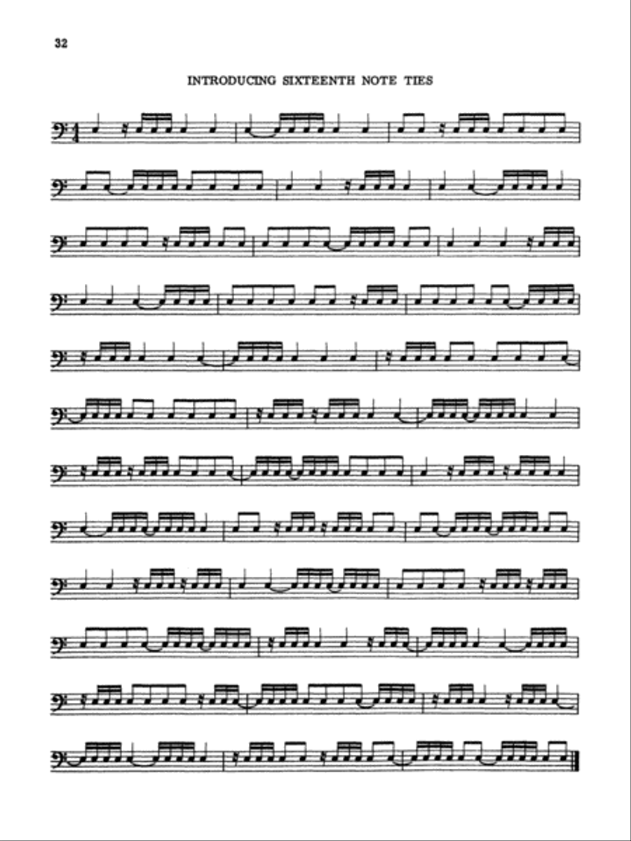 Modern Reading Text in 4/4 Percussion scores gallery preview page 3