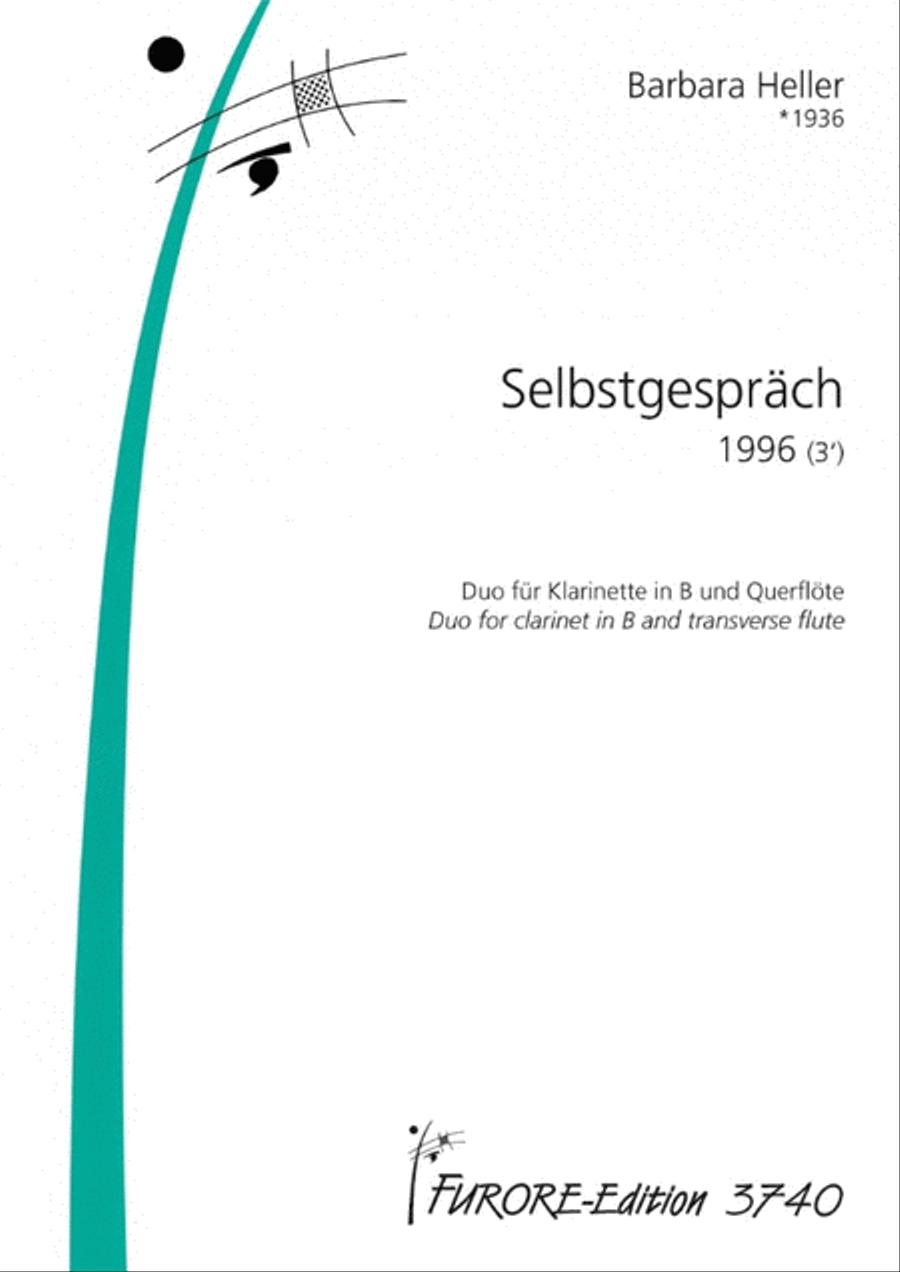 Selbstgesprach Clarinet scores gallery preview page 1