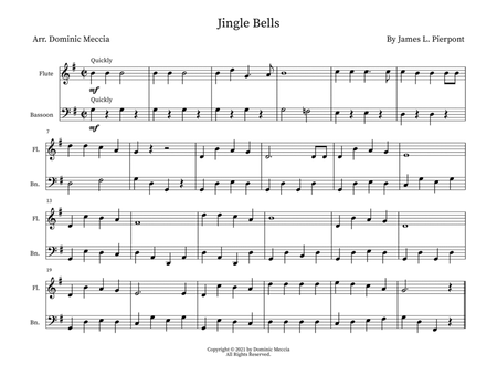 Jingle Bells- Flute and Bassoon Duet image number null