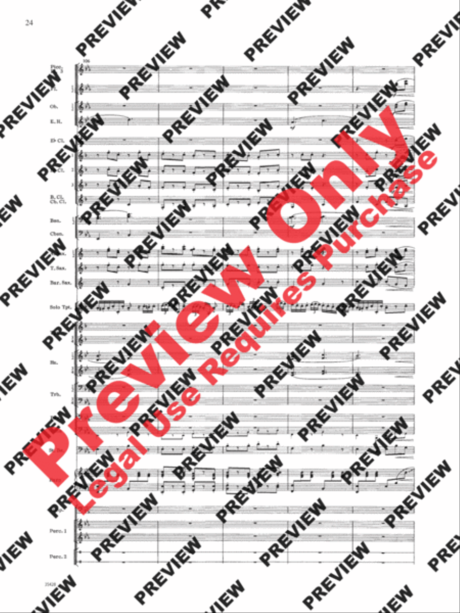 Le Carnaval de Venise Concert Band scores gallery preview page 25