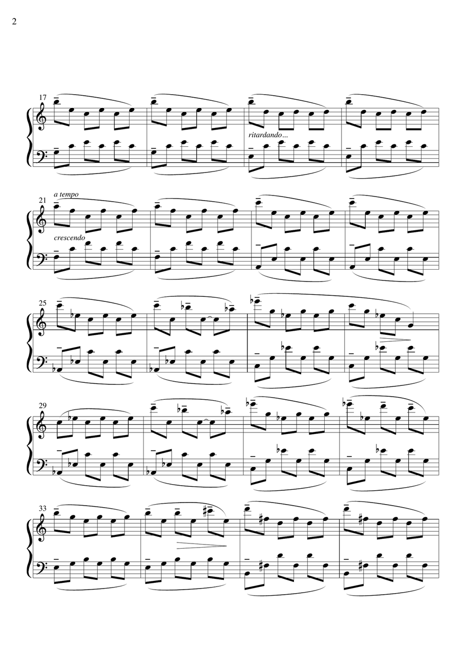 The Gift Piano Solo scores gallery preview page 2