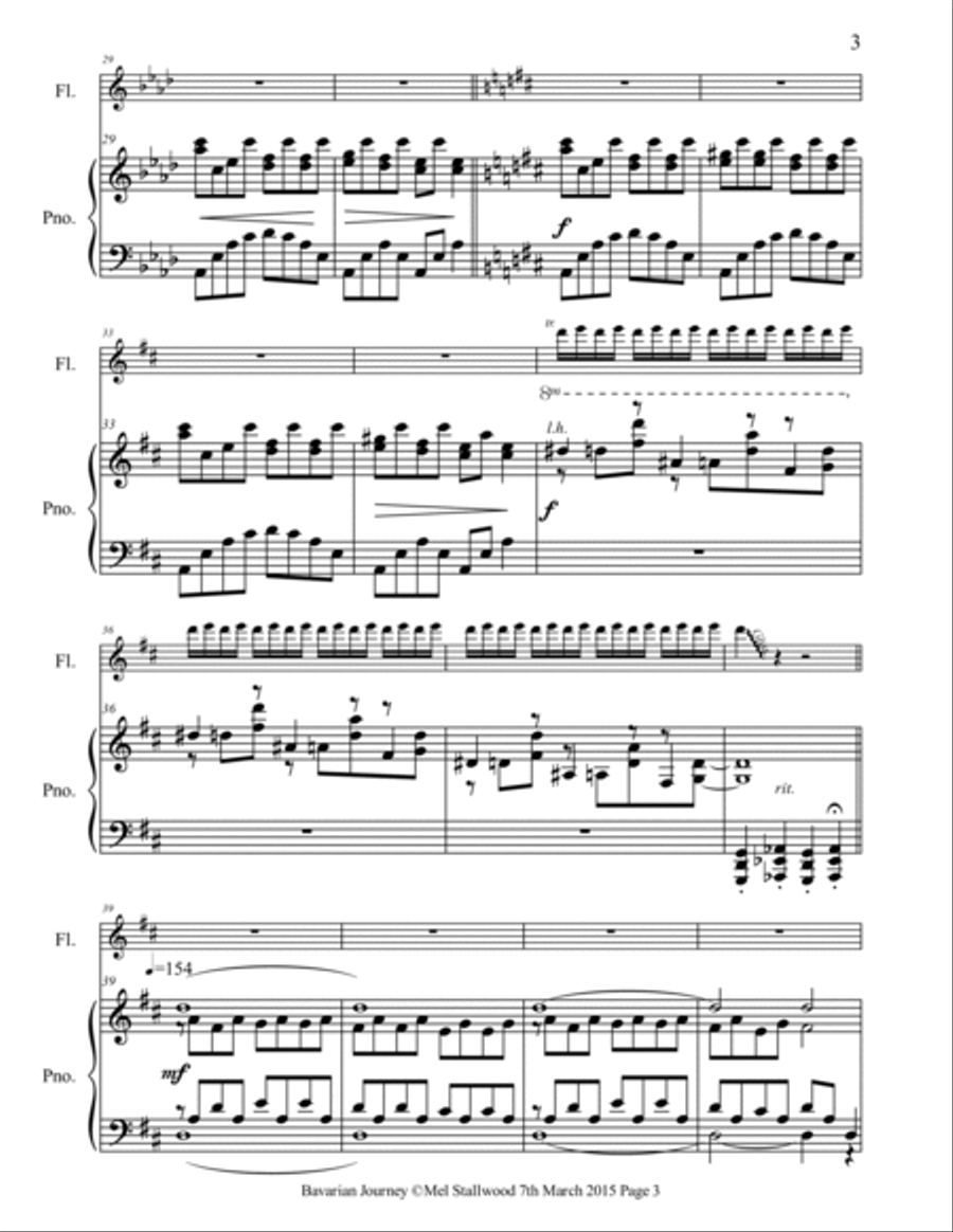 Bavarian Journey Woodwind Duet scores gallery preview page 3