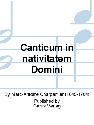 Canticum in nativitatem Domini