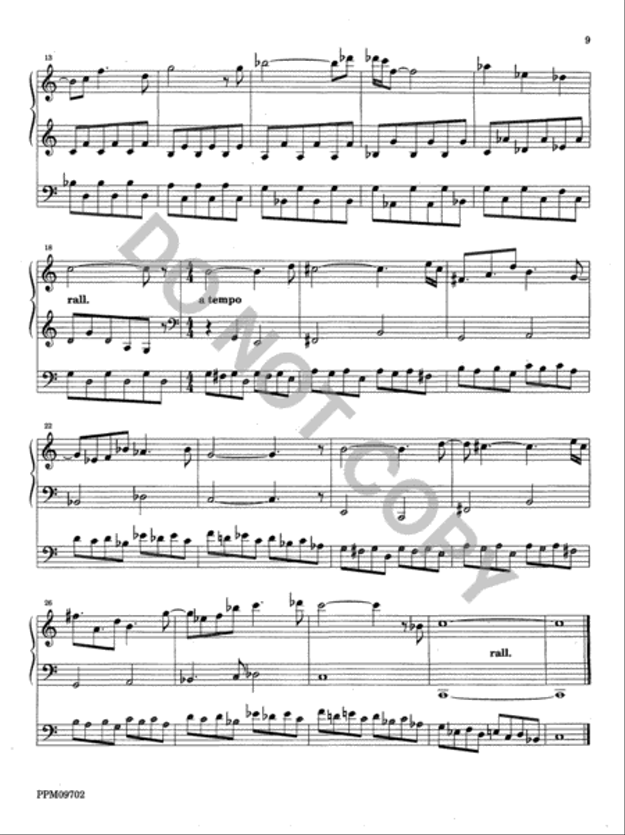 Twelve Organ Trios Organ scores gallery preview page 9