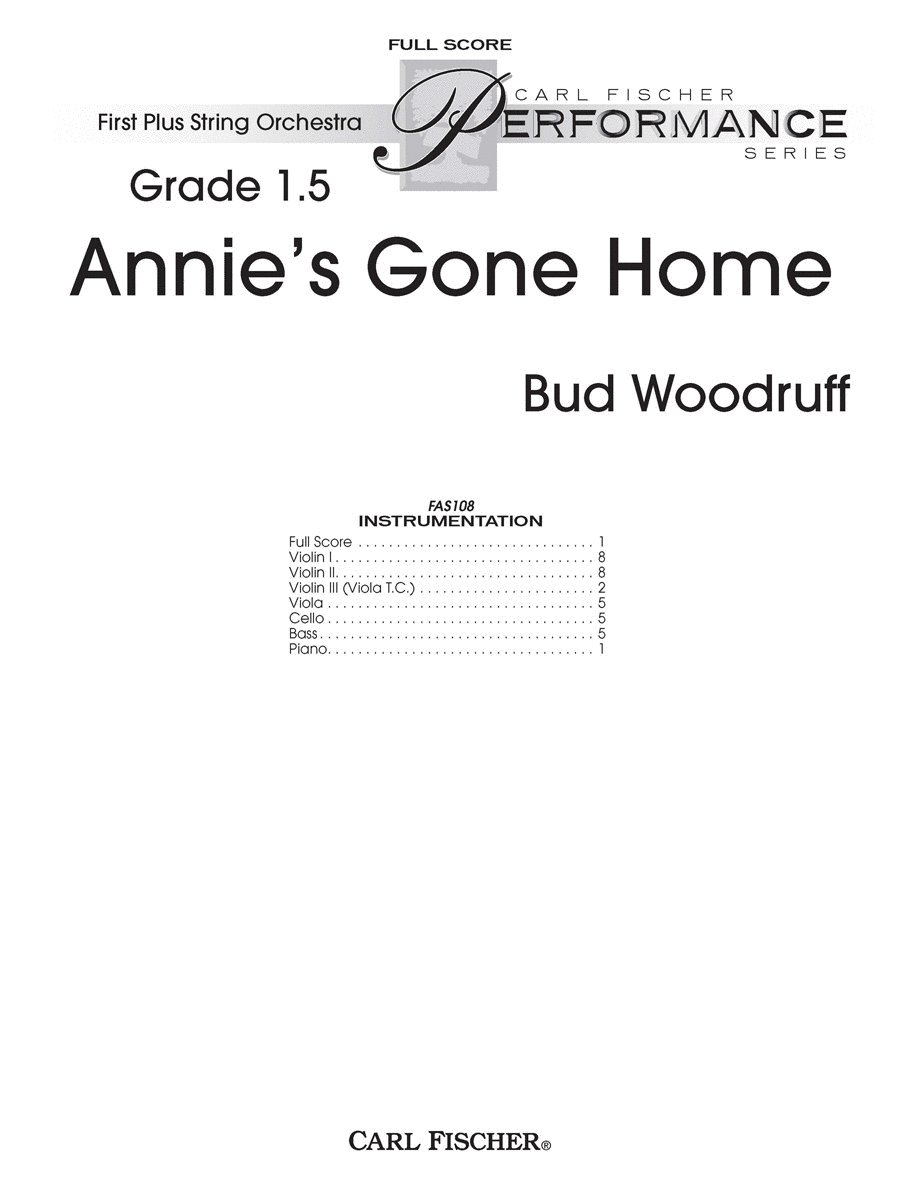 Annie’s Gone Home
