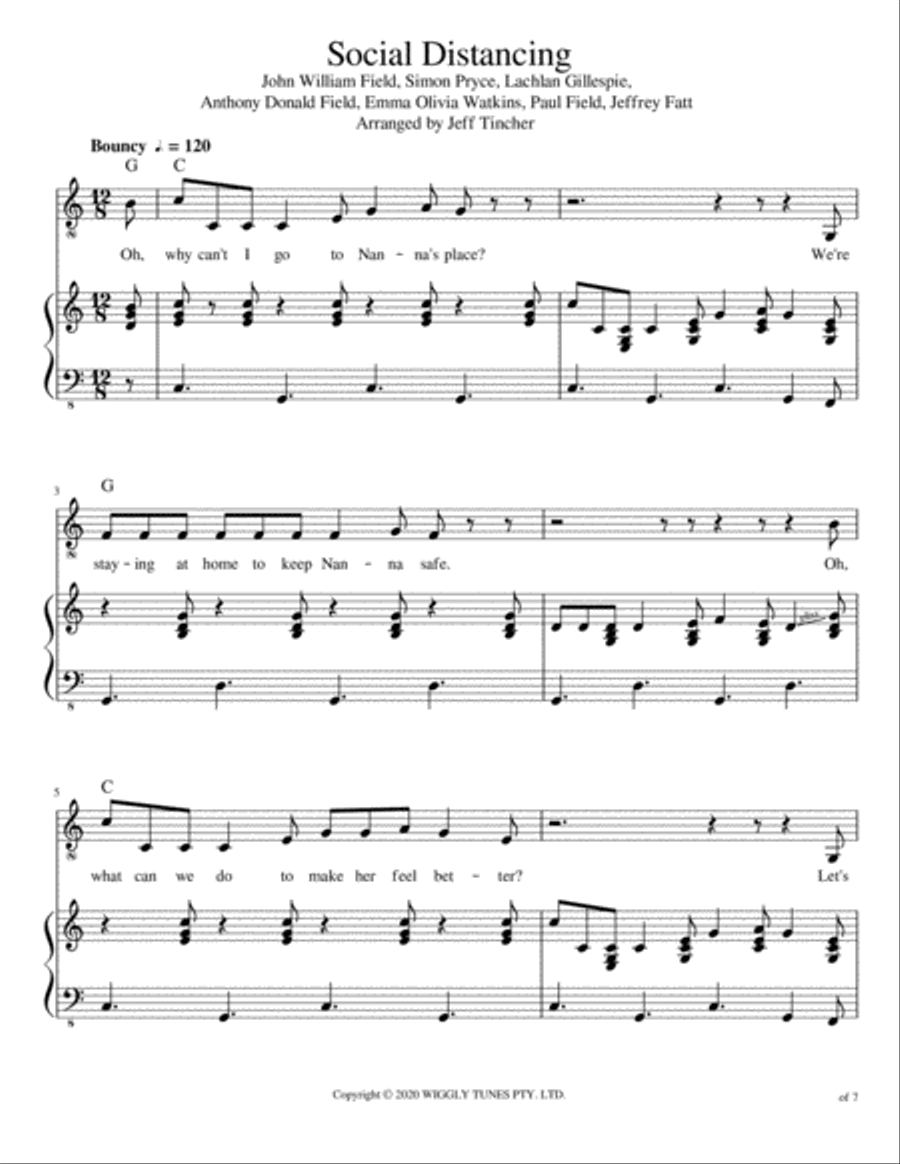 Social Distancing Voice scores gallery preview page 2