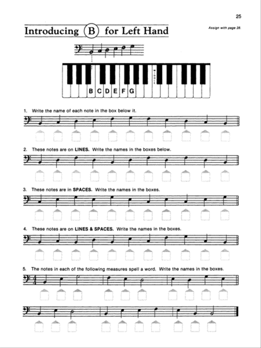 Alfred's Basic Piano Chord Approach Theory, Book 1 Piano Method scores gallery preview page 3