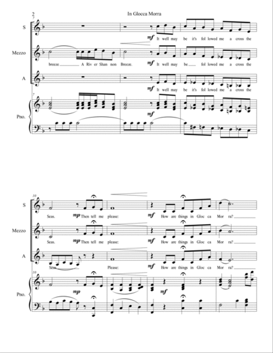 How Are Things In Glocca Morra SSA scores gallery preview page 2