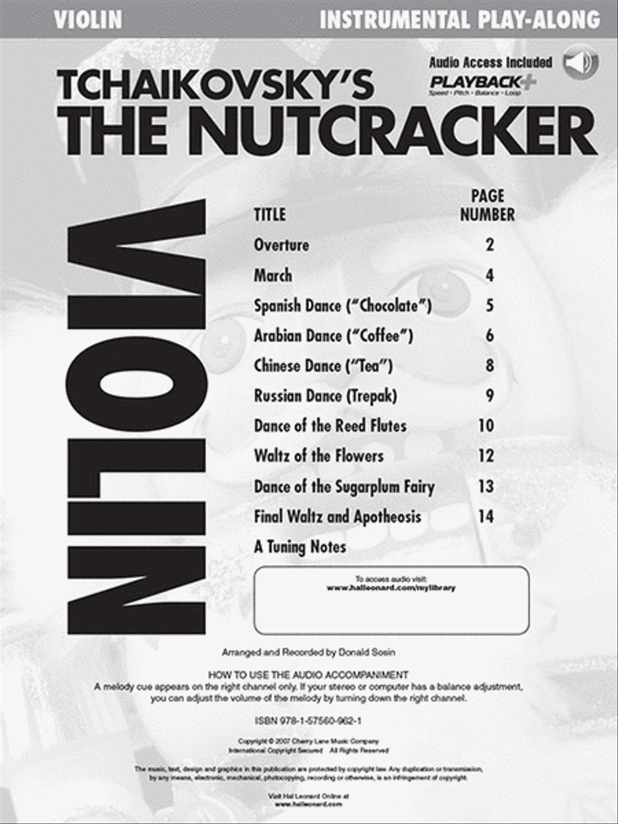 Tchaikovsky's The Nutcracker Violin Solo scores gallery preview page 2