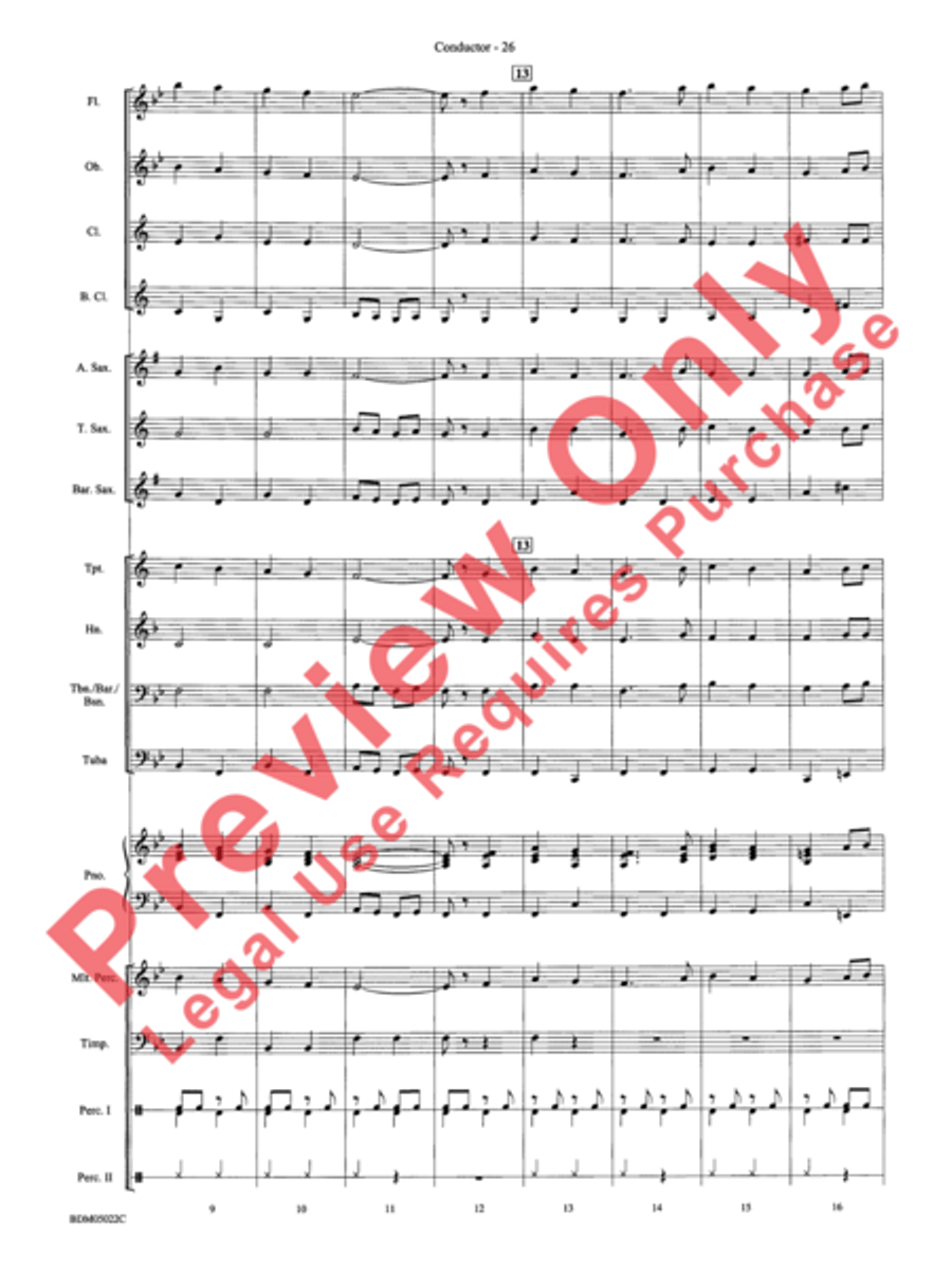 Belwin Beginning Band Kit #1 Concert Band scores gallery preview page 29