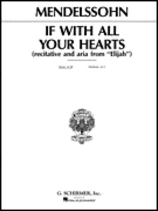 Book cover for If With All Your Hearts (from Elijah)