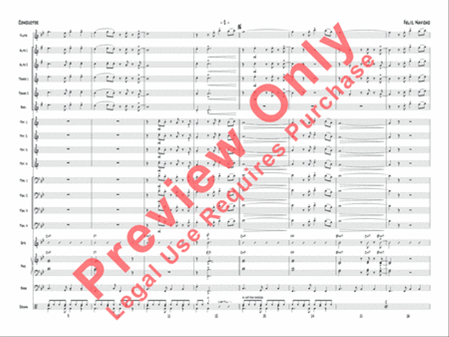 Feliz Navidad Jazz Ensemble scores gallery preview page 3