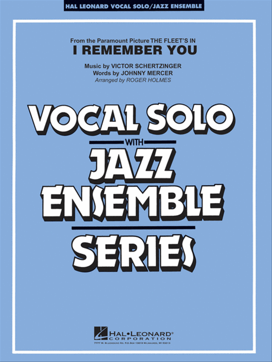 I Remember You Jazz Ensemble scores gallery preview page 1