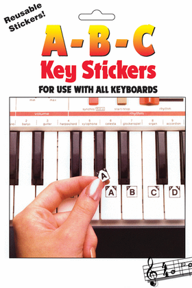 Book cover for ABC Keyboard Stickers