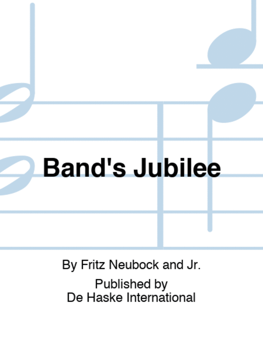 Band's Jubilee Band's Jubilee Concert Band scores gallery preview page 1
