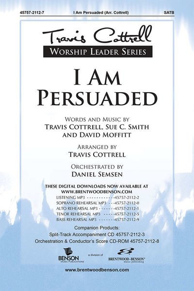 I Am Persuaded (Split Track Accompaniment CD)