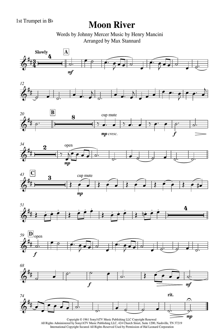 Moon River Brass Ensemble scores gallery preview page 6