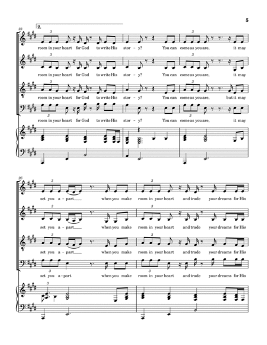 Make Room Make Room 4-Part scores gallery preview page 6