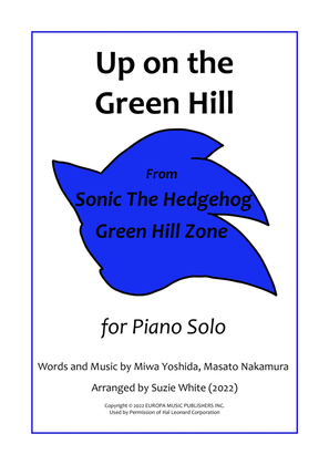 Book cover for Up On The Green Hill From Sonic The Hedgehog Green Hill Zone