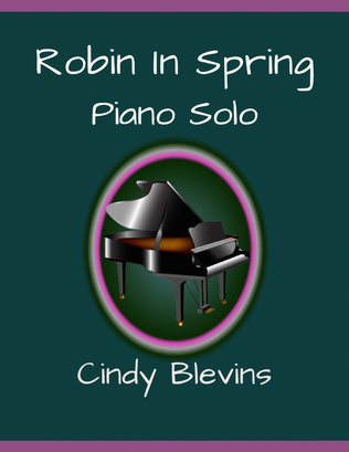 Book cover for Robin In Spring, original piano solo