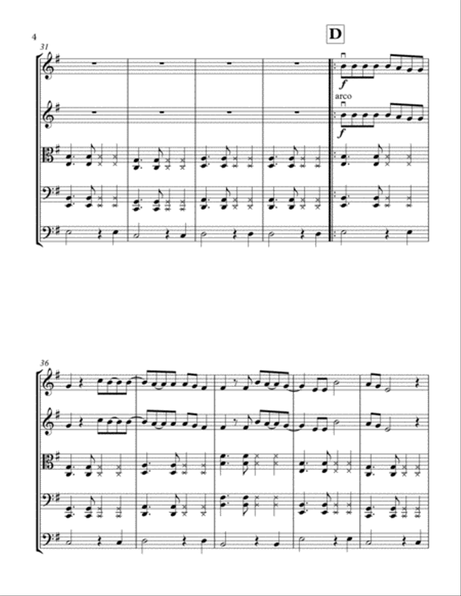 Let Her Go String Orchestra scores gallery preview page 5