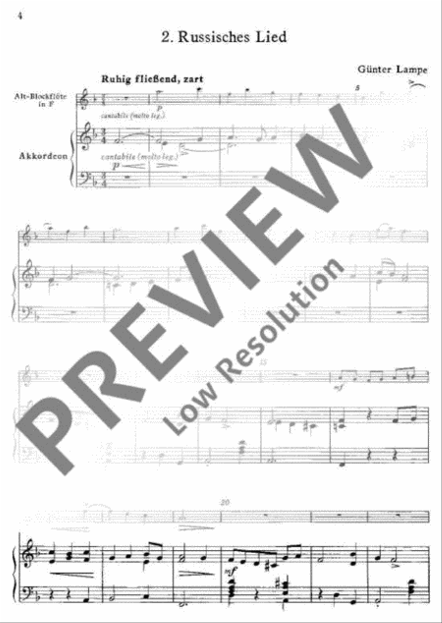 3 Traditional Dances Alto Recorder scores gallery preview page 5