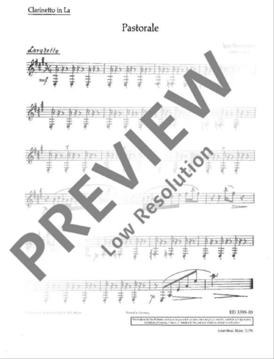Pastorale English Horn scores gallery preview page 4