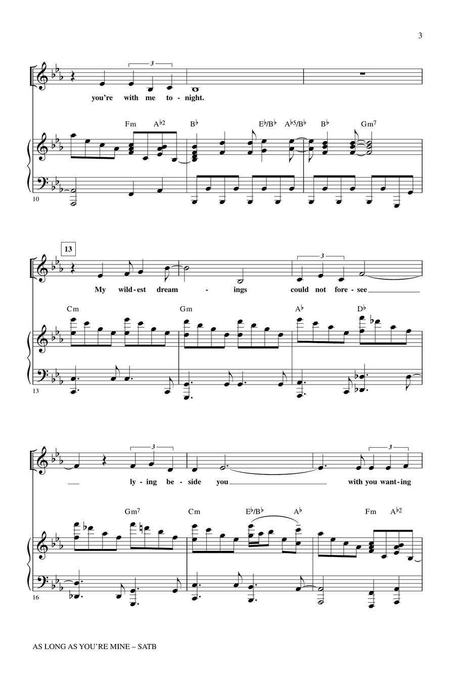 As Long As You're Mine (from Wicked) 4-Part scores gallery preview page 2