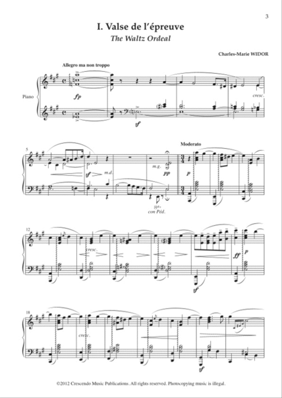 2 Waltzes from La Korrigane Piano Solo scores gallery preview page 2