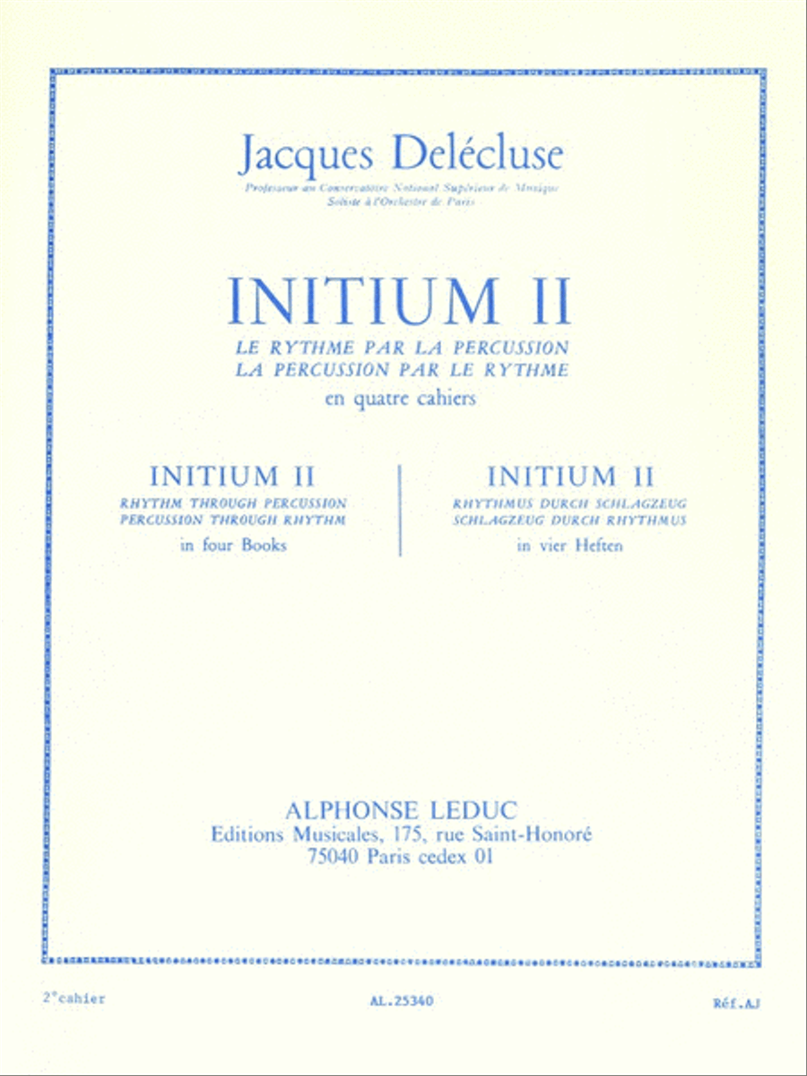 Initium 2 (percussion Solo)