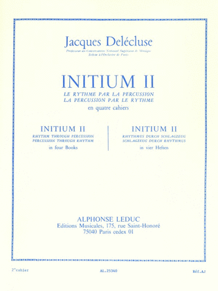 Initium 2 (percussion Solo)
