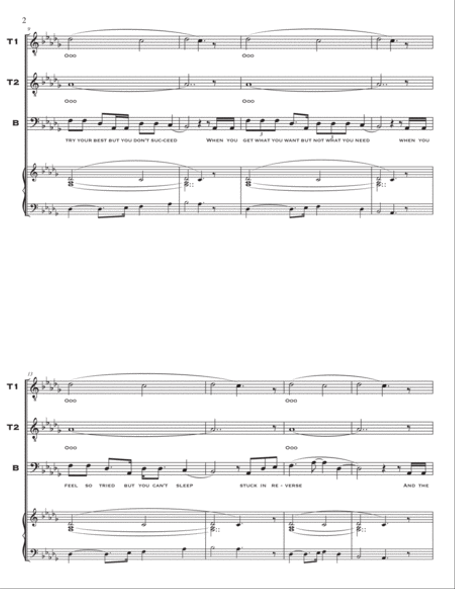 Fix You 3-Part scores gallery preview page 3