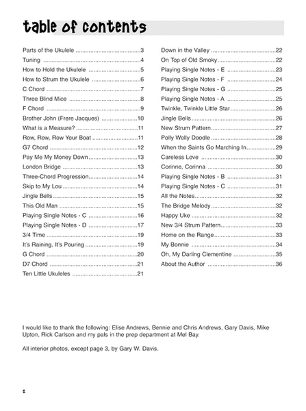 Children's Ukulele Method image number null