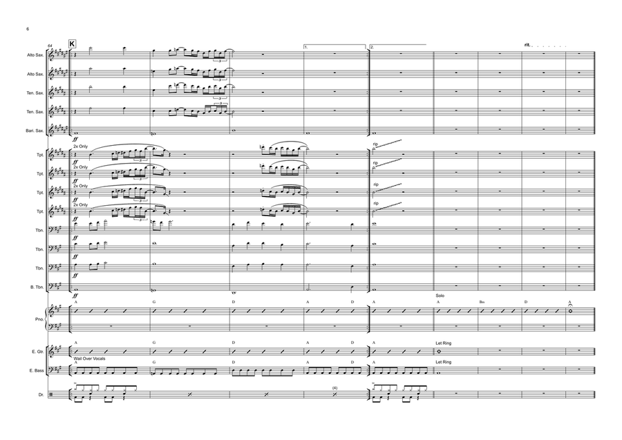 You And I Jazz Ensemble scores gallery preview page 6