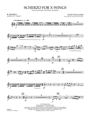Scherzo for X-Wings - Bb Trumpet parts - Bb Trumpet 2 (sub. C Tpt. 2)